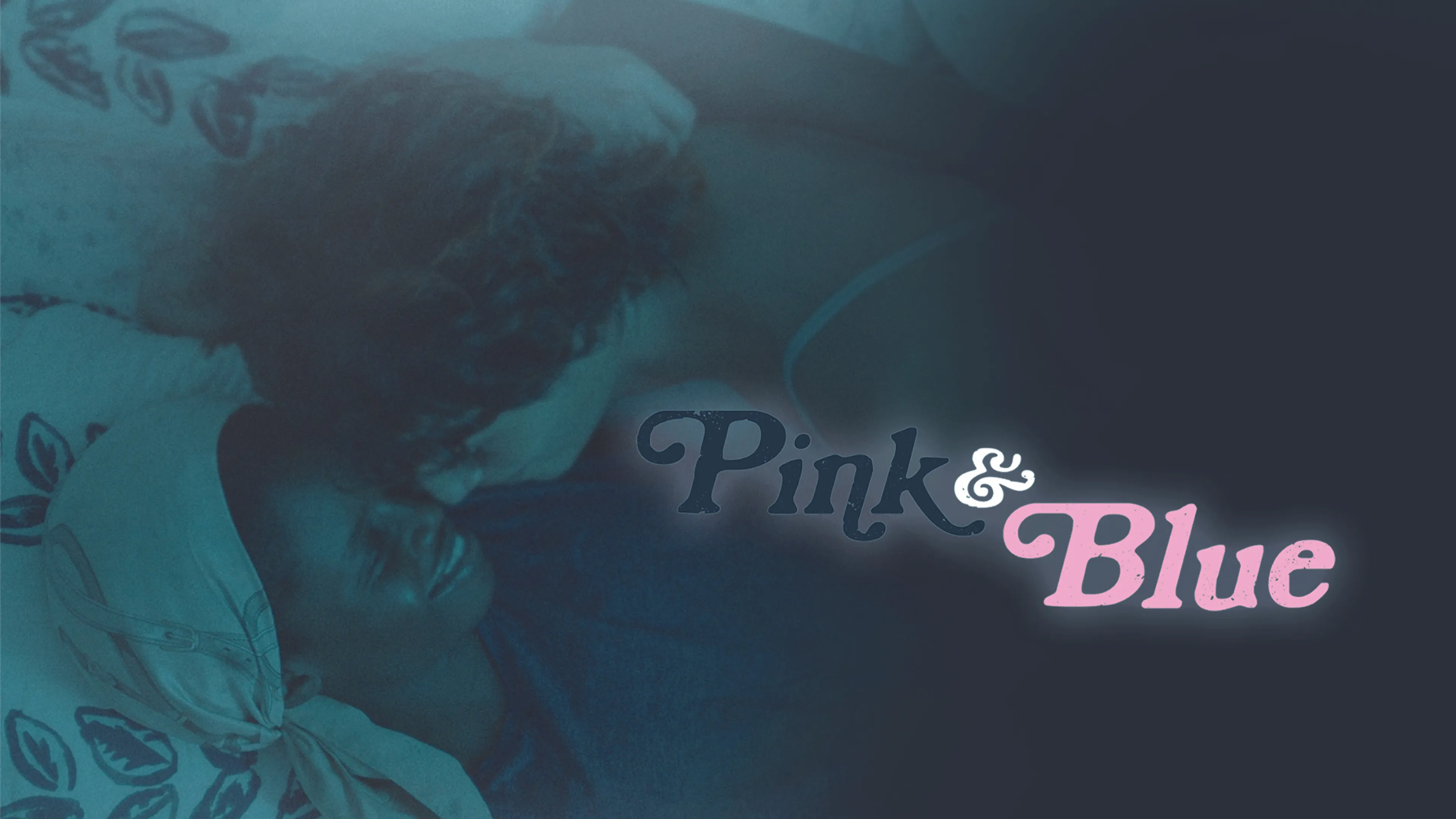 Pink & Blue poster
